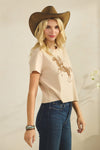 Sand Cowgirl Crop Top