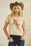 Sand Cowgirl Crop Top