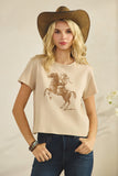 Sand Cowgirl Crop Top
