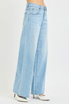 Light Wash Slouchy Wide Leg Jeans