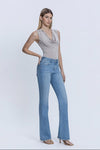 Blue High Rise Bootcut Jean
