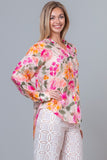 Floral Printed Long Sleeve Button Up