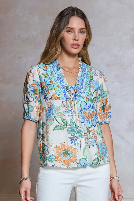Black Silk Sleeve Top