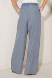 Denim Striped Seersucker Pant