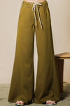 Olive Wide Leg Pants