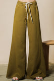 Olive Wide Leg Pants
