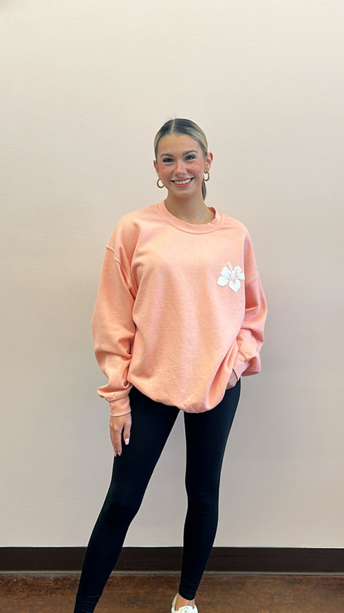 Peach Colored "I hope something good happens to you today" Sweatshirt