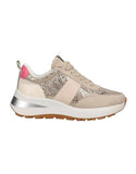 Lorie Pink and Tan Multi Color Sneaker
