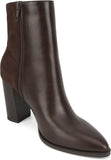 Chocolate Two Tone Ankle Boot