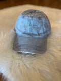 Denim rhinestone hat