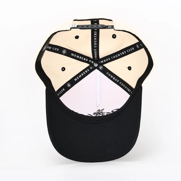 Black and White Cowboy Country Club Hat