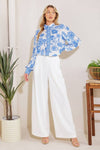 White Wide Leg Pants