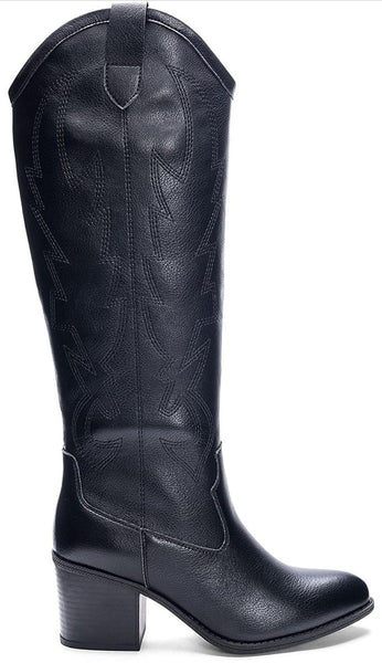 Black Western Boot