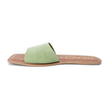 Lime Bali Suede Sandals