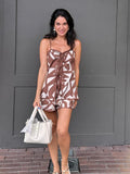 Friar Brown Tank and Shorts Set