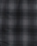 Black and Gray Plaid Button Down Long Sleeve Shirt