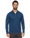 Navy Long Sleeve 1/4 Zip Jacket