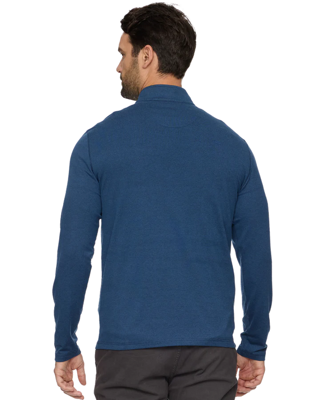 Navy Long Sleeve 1/4 Zip Jacket