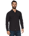 Black Pearl Snap Button Up Performance Shirt