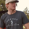 Grey Golfer Logo Tee