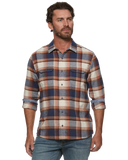 Navy and Rust Flannel