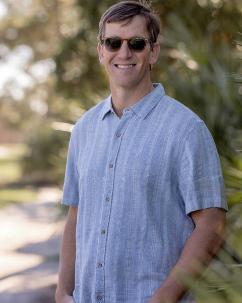 Oceanside Linen Button Down Shirt