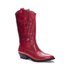 Red Josea Snake Print Boots