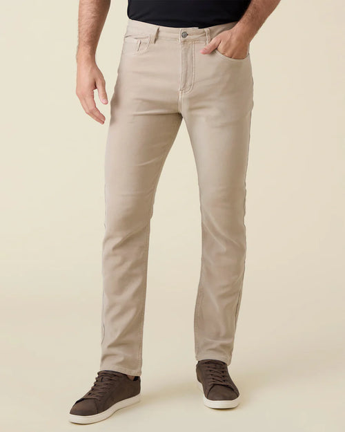 Khaki 5 Pocket Stretch Pant
