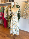 Ivory Floral Skirt Set