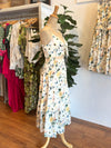 Ivory Floral Skirt Set