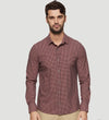 Mauve & Black Gingham Madeflex Journey Stretch Shirt