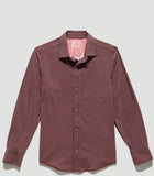 Mauve & Black Gingham Madeflex Journey Stretch Shirt