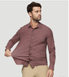 Mauve & Black Gingham Madeflex Journey Stretch Shirt