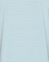Aqua Mini Stripe Performance Polo