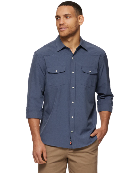 Navy Performance Western Shirt