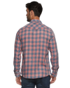 Red and Blue Pearl Snap Western Shirt
