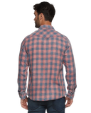 Red and Blue Pearl Snap Western Shirt