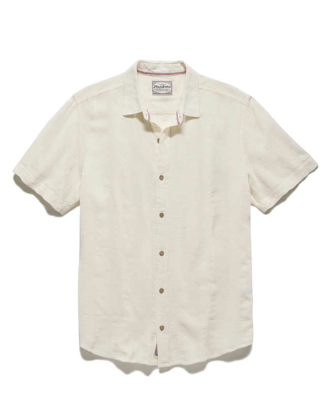 White Linen Button Down Shirt