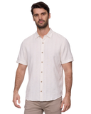 White Linen Button Down Shirt