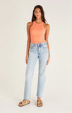 Orange Sorbet Colored Lilly Rib Tank