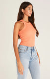 Orange Sorbet Colored Lilly Rib Tank