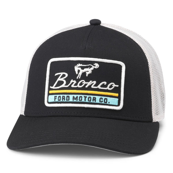 Black Bronco Ford Motor Company Snap Back Hat