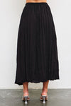 Black Woven Maxi Skirt