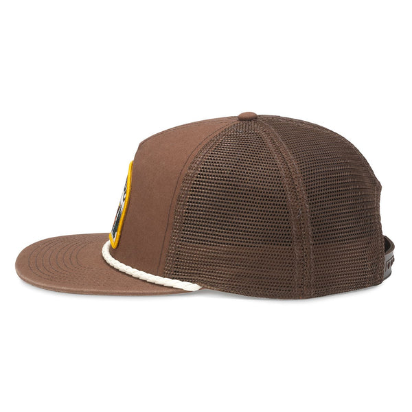 Smokey Bear Wyatt Rope Detail Snap Back Hat