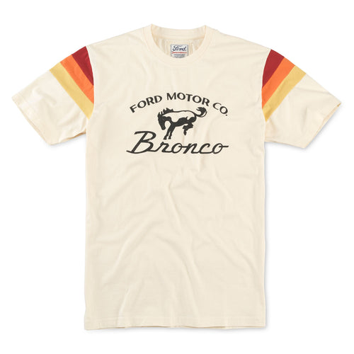 Cream Colored Sunset Bronco Graphic T Shirt