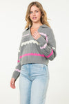 Long Sleeve Knit Sweater