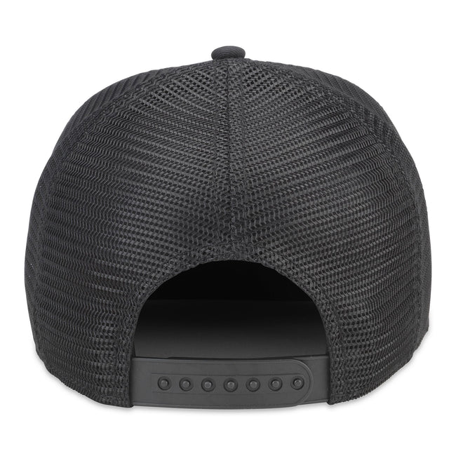Black Colored Willie Nelson Rose Detail Snap Back Hat