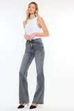 Light Grey Ultra High Rise Wide Flare Jeans