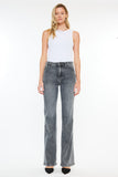 Light Grey Ultra High Rise Wide Flare Jeans