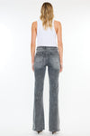 Light Grey Ultra High Rise Wide Flare Jeans